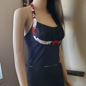 Ruby Rox Rockabilly Black Dress